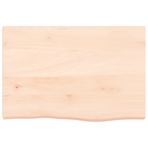 Tablero de mesa madera maciza de roble sin tratar 60x40x4 cm M 3
