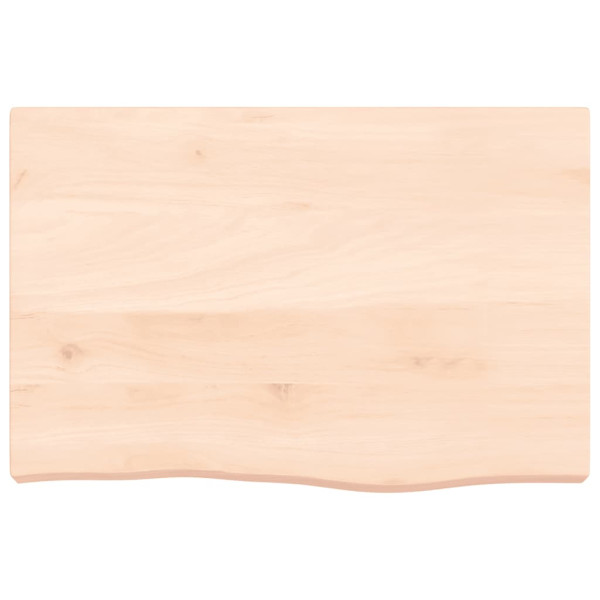 Tablero de mesa madera maciza de roble sin tratar 60x40x6 cm M 3
