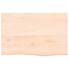 Tablero de mesa madera maciza de roble sin tratar 60x40x2 cm 3