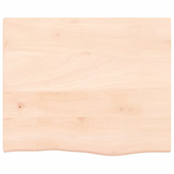 Tablero de mesa madera maciza de roble sin tratar 60x50x2 cm M 3