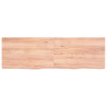 Tablero de mesa madera roble tratada marrón claro 160x50x6 cm 3