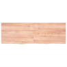 Tablero de mesa madera roble tratada marrón claro 180x60x6 cm 3