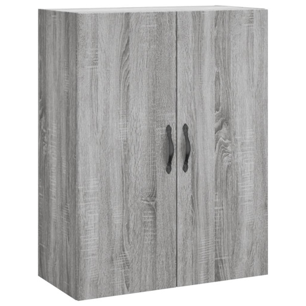 Armario de pared madera ingeniería gris Sonoma 69.5x34x90 cm M 2