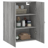 Armario de pared madera ingeniería gris Sonoma 69.5x34x90 cm 5