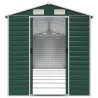 Abrigo de jardim 191x725x198 cm aço galvanizado verde 5
