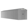 Abrigo de jardim 191x895x198 cm aço galvanizado cinzento-claro 2