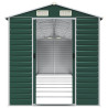 Abrigo de jardim 191x810x198 cm aço galvanizado verde 5