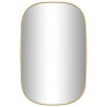 Espelho de parede 70x45 cm dourado 2