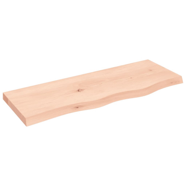 Encimera de baño madera maciza sin tratar 80x30x4 cm M 2