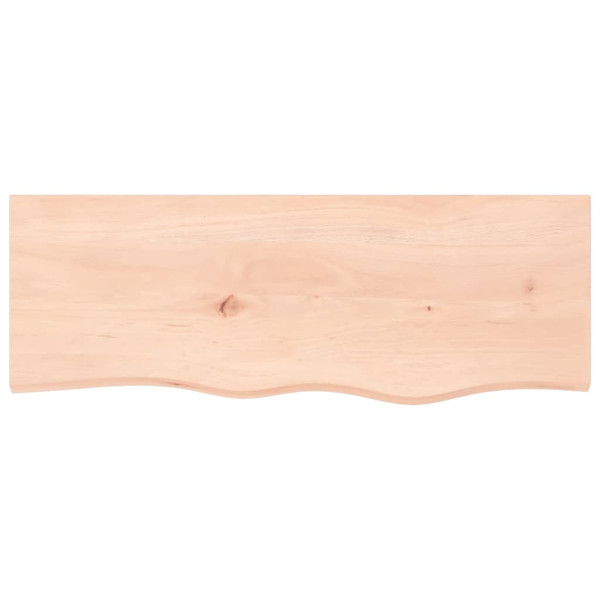 Encimera de baño madera maciza sin tratar 80x30x4 cm M 3