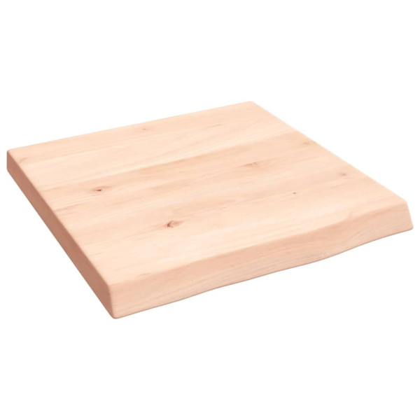 Encimera de baño madera maciza sin tratar 40x40x4 cm M 2