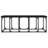 Mesa de centro madera de ingeniería negra 100x50x35.5 cm 4