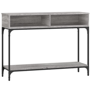 Mesa consola 100x30.5x75cm derivados de madeira cinzento sonoma H