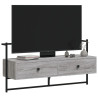 Mueble TV de pared madera ingeniería gris Sonoma 100.5x30x51 cm 4