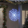 Iluminação estrelar p/ Natal 140 luzes LED 17 cm branco frio 1