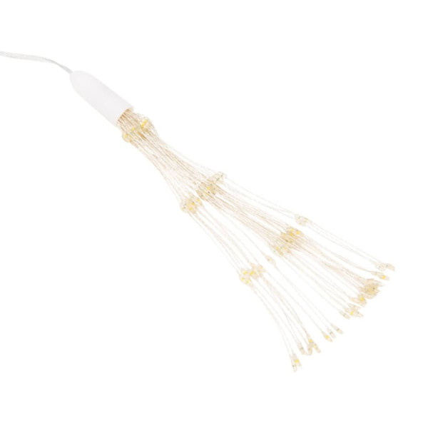 Iluminação estrelar p/ Natal 140 luzes LED 17 cm multicor M 5