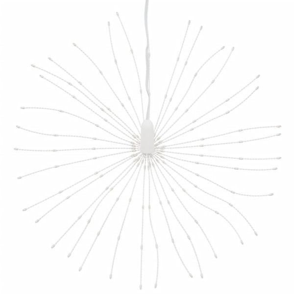 Iluminação estrelar p/ Natal 140 luzes LED 17 cm azul M 4