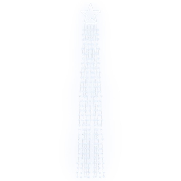 Iluminação p/ árvore de Natal 320 luzes LED 375cm branco frio M 2