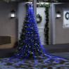Iluminação p/ árvore de Natal 320 luzes LED 375 cm azul 1