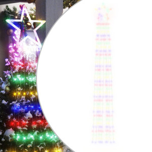 Luces para árbol de Navidad 320 LEDs de colores 375 cm H