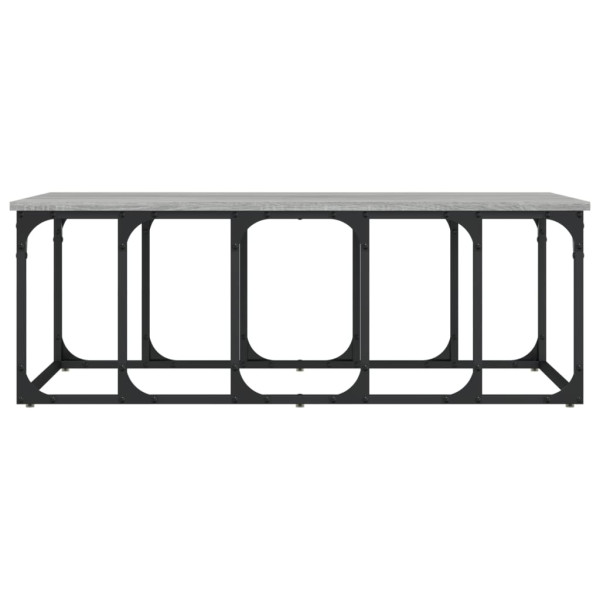 Mesa de centro 100x50x35.5 cm derivados madeira cinzento sonoma M 4