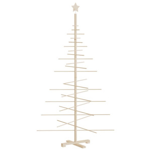 Árbol de Navidad de madera de adorno madera maciza pino 180 cm H