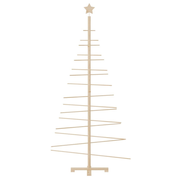 Árvore de Natal decorativa 180 cm madeira de pinho maciça M 3