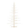 Árbol de Navidad de madera de adorno madera maciza pino 180 cm 4
