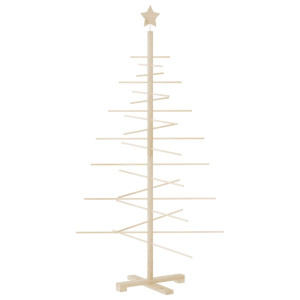 Árbol de Navidad de madera de adorno madera maciza pino 150 cm H