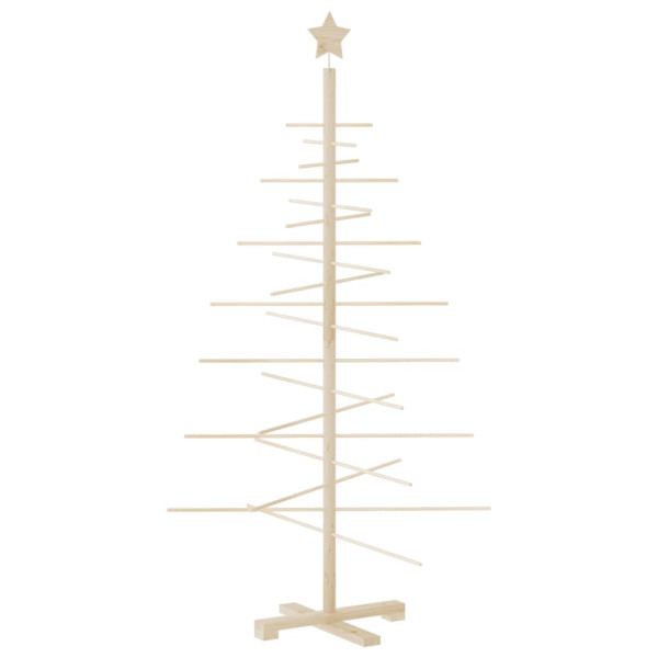 Árvore de Natal decorativa 150 cm madeira de pinho maciça M 2