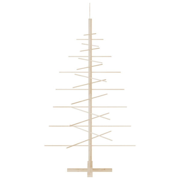 Árbol de Navidad de madera de adorno madera maciza pino 150 cm M 4