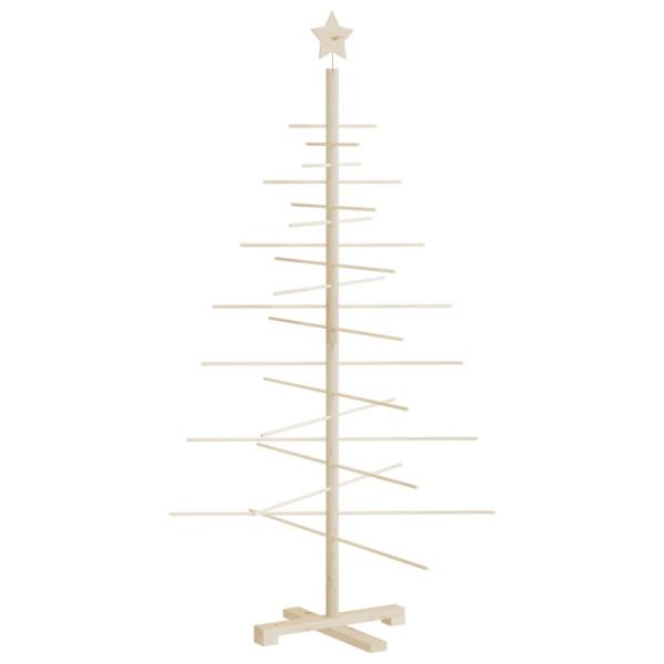 Árbol de Navidad de madera de adorno madera maciza pino 150 cm M 5