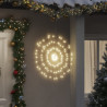 Iluminação estrelar p/ Natal 140 luzes LED 17 cm branco quente 1