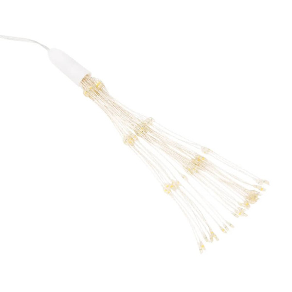 Luces de Navidad de estrellas 140 LED blanco cálido 17 cm M 5