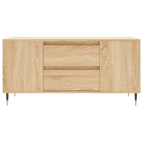 Mesa de centro madera de ingeniería roble Sonoma 102x44.5x50 cm M 5