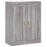Armario de pared madera ingeniería gris Sonoma 69.5x34x90 cm 2