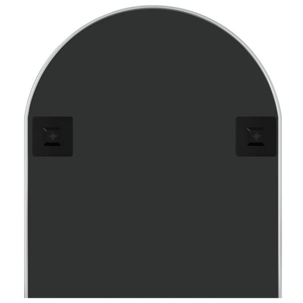 Espejo de pared ovalado plateado 100x45 cm M 5