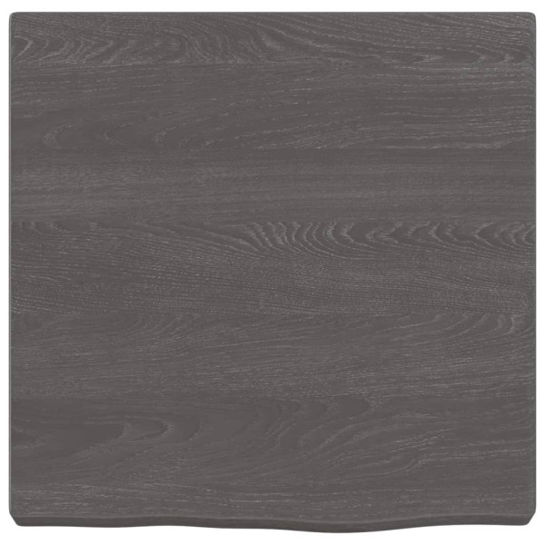 Bancada p/ WC 40x40x(2-4)cm madeira tratada maciça castanho M 3