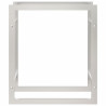 Estante para leña acero inoxidable 50x28x56 cm 4