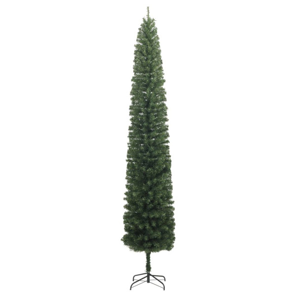 Árbol de Navidad estrecho con soporte PVC 300 cm M 2