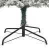 Árbol Navidad estrecho con soporte y nieve artificial PVC 300cm 5