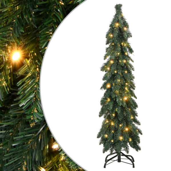Árbol de Navidad artificial iluminado con 60 LEDs 120 cm M 2