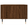 Mesa de centro madera contrachapada marrón roble 60x50x36.5 cm 5