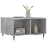 Mesa de centro madera contrachapada gris hormigón 60x50x36.5 cm 3