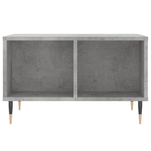 Mesa de centro madera contrachapada gris hormigón 60x50x36.5 cm M 4