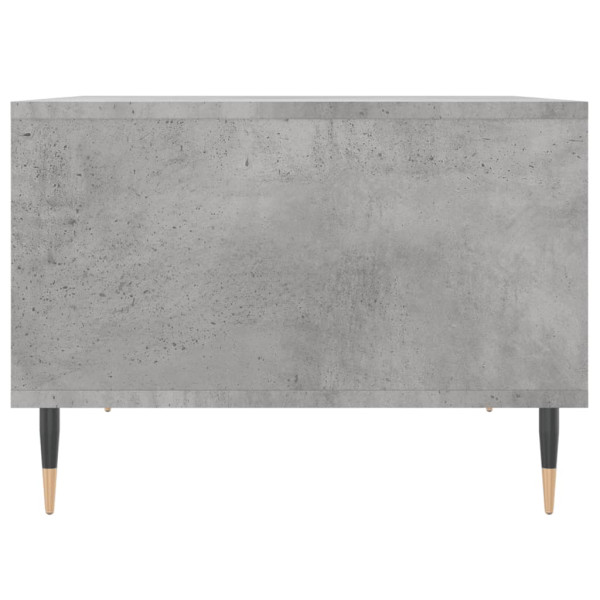 Mesa de centro madera contrachapada gris hormigón 60x50x36.5 cm M 5