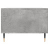 Mesa de centro madera contrachapada gris hormigón 60x50x36.5 cm 5