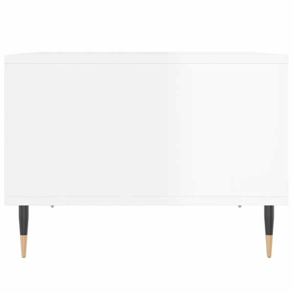 Mesa de centro 60x50x36.5 cm derivados madeira branco brilhante M 5