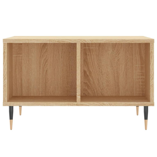 Mesa de centro madera contrachapada roble Sonoma 60x50x36.5 cm M 4