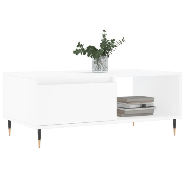 Mesa de centro 90x50x36.5 cm derivados de madeira branco M 3